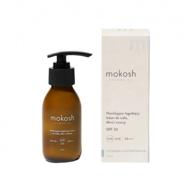 Lotion nawilżająco - łagodzący do ciała, dłoni i twarzy  SPF 30 UVA | UVB | PA+++ | Mokosh